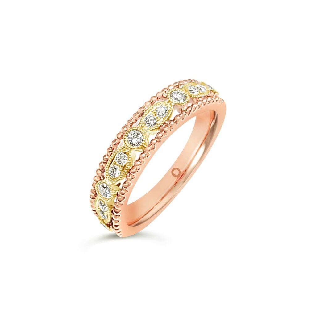18k Gold Diamond Band