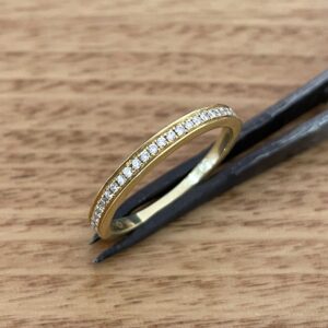 Diamond wedding band