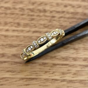 Diamond wedding band