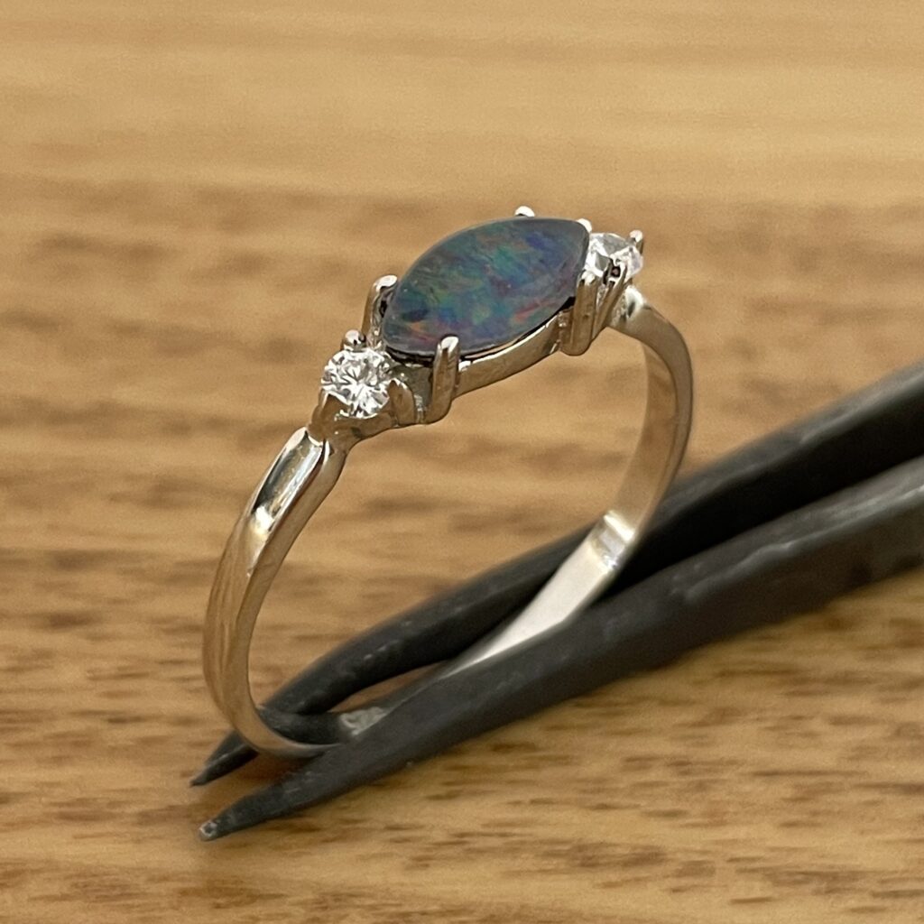 Sterling Silver Triplet Ring