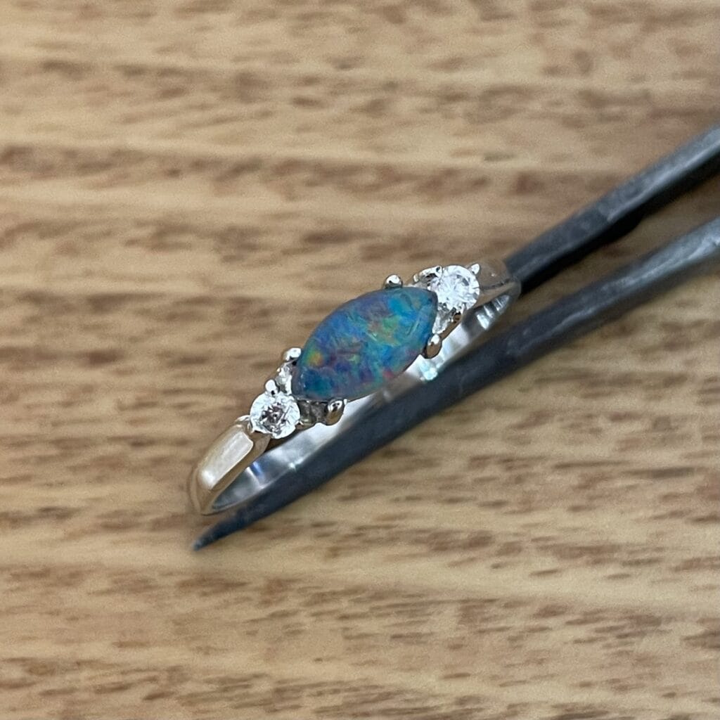 Sterling Silver Triplet Ring