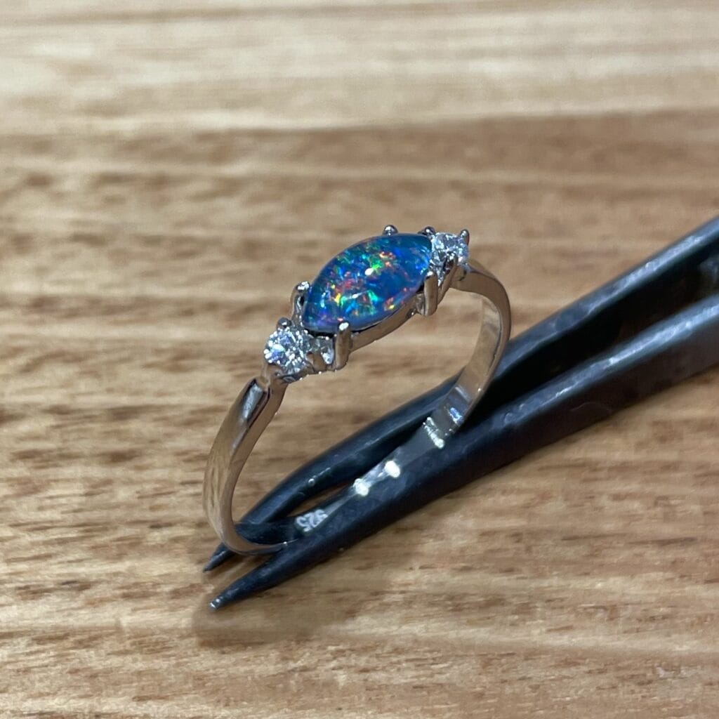 Sterling Silver Triplet Ring