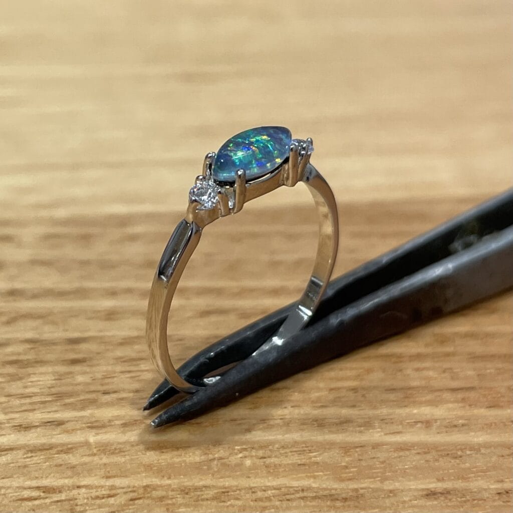 Sterling Silver Triplet Ring