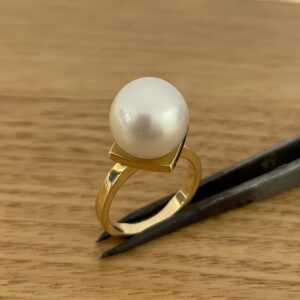 18K Yellow Gold South Sea Pearl Ring