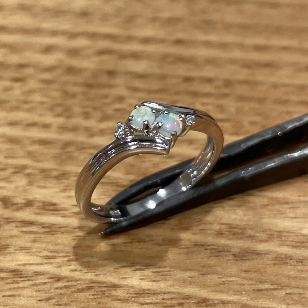 Sterling Silver Solid Opal Rings