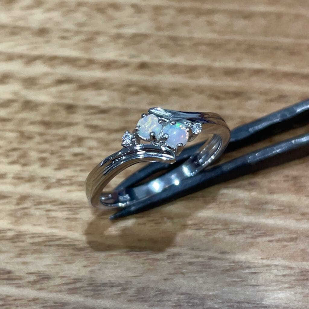 Sterling Silver Solid Opal Rings