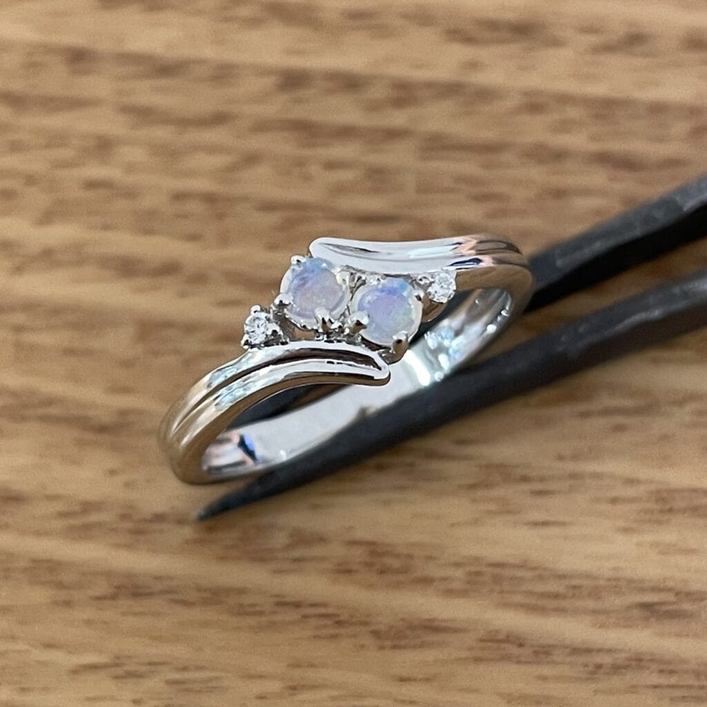 Sterling Silver Solid Opal Rings