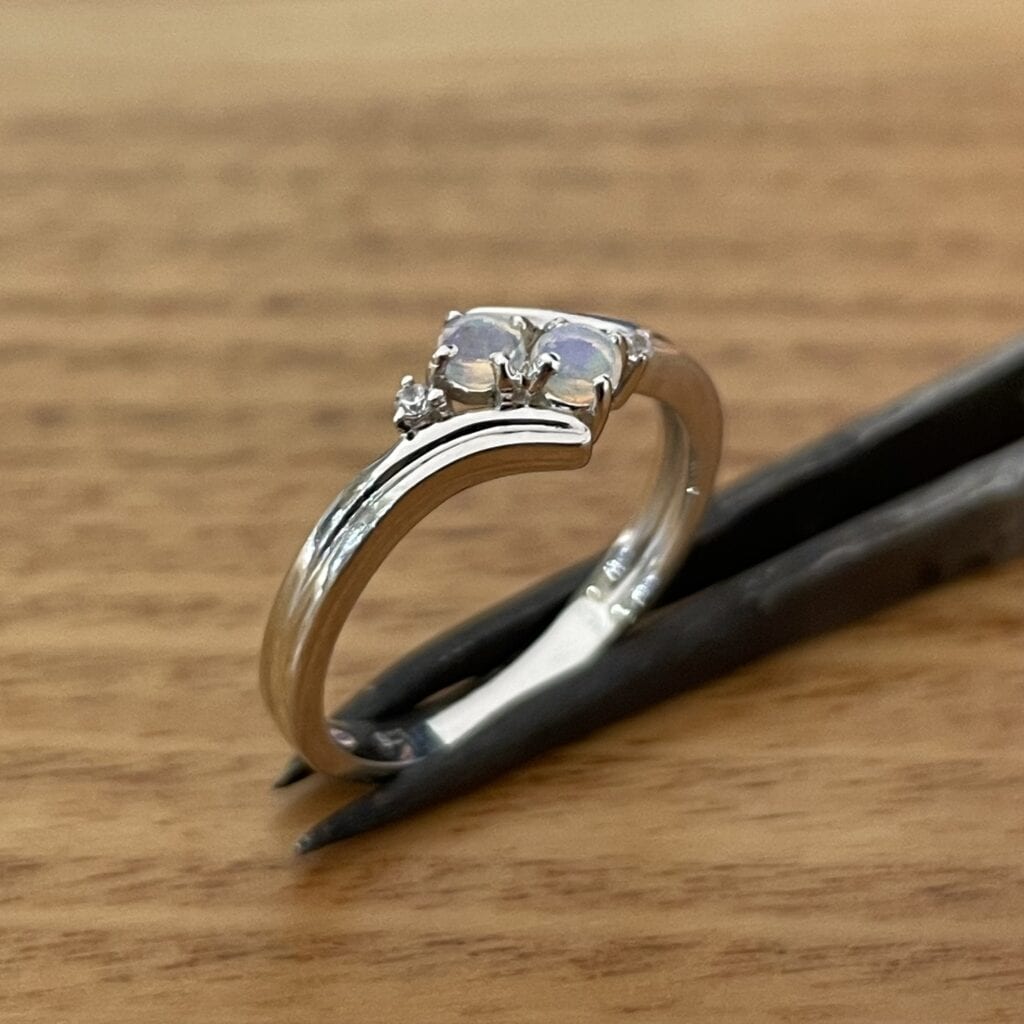 Sterling Silver Solid Opal Rings