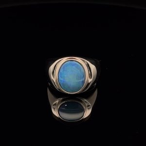 Sterling Silver Doublet Opal Ring 34266