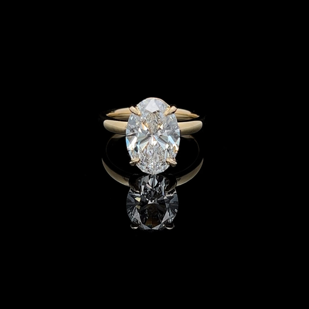 14K Yellow Gold Marquise Diamond Engagement Ring 826473