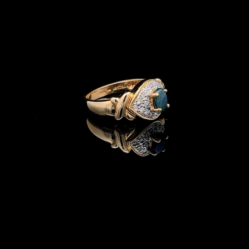 18K yellow Gold Ring | 100251