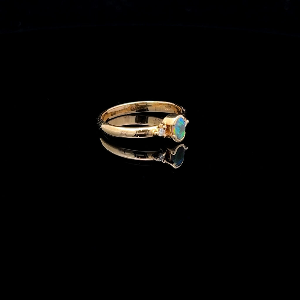 18K Yellow Gold Ring | 100262