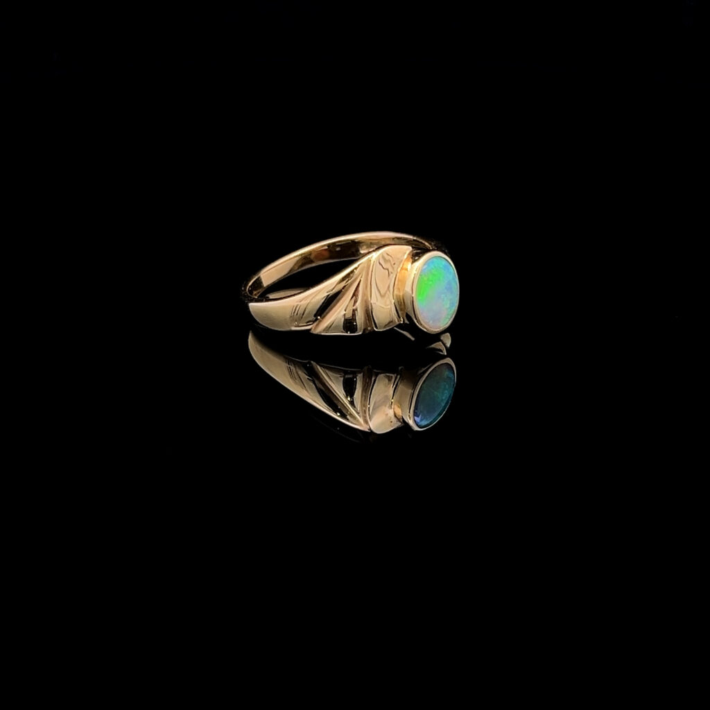 18K Yellow Gold Ring | 100266
