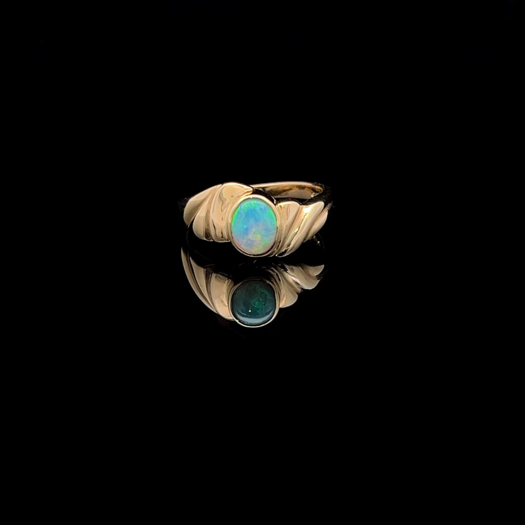 18K Yellow Gold Ring | 100266